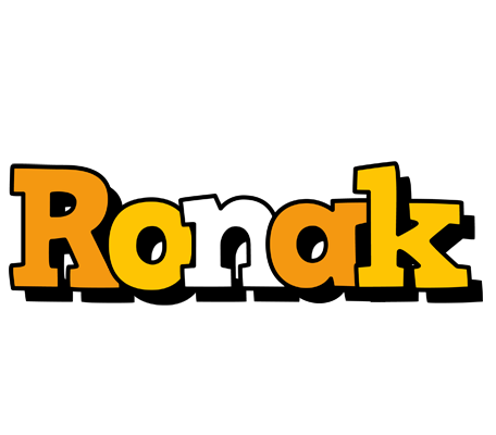 Ronak cartoon logo