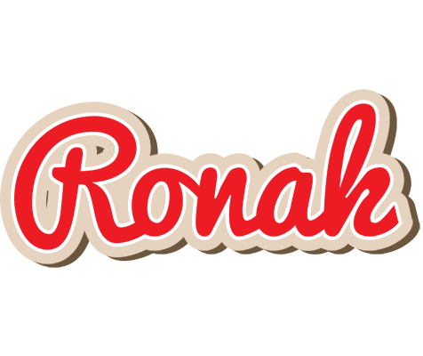 Ronak chocolate logo