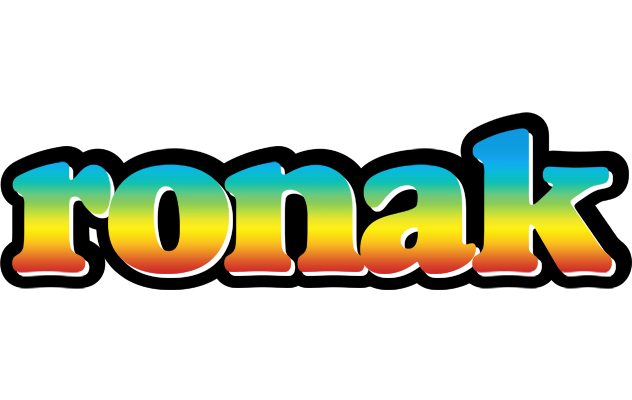 Ronak color logo