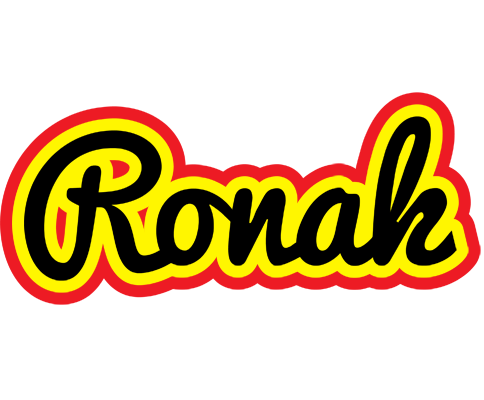 Ronak flaming logo