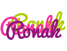 Ronak flowers logo