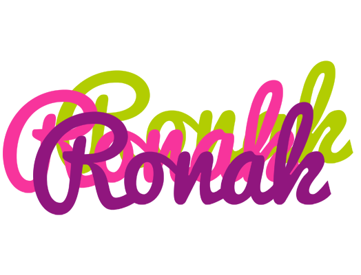 Ronak flowers logo