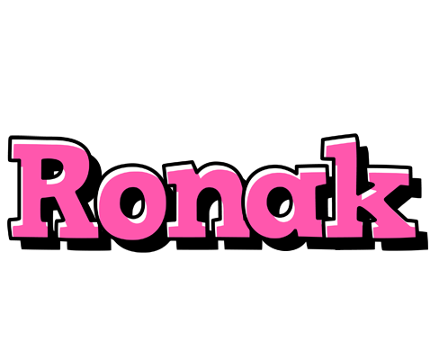 Ronak girlish logo