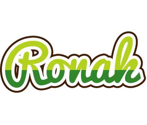 Ronak golfing logo