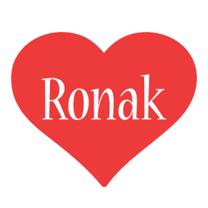 Ronak love logo