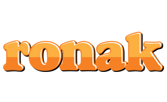 Ronak orange logo