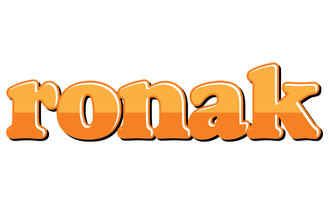 Ronak orange logo