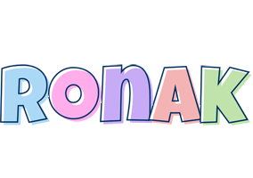 Ronak pastel logo