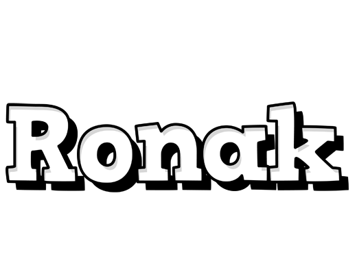 Ronak snowing logo