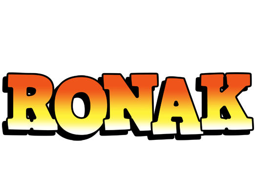 Ronak sunset logo