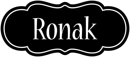 Ronak welcome logo