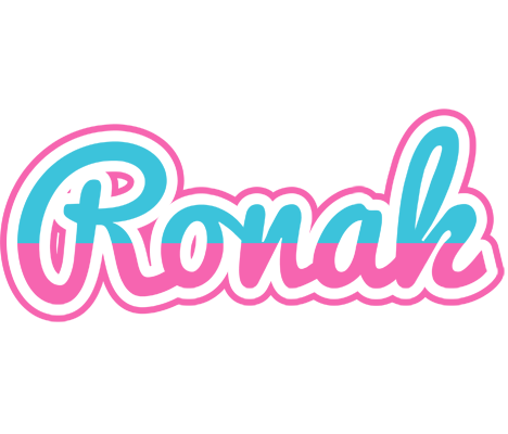Ronak woman logo