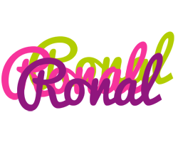 Ronal flowers logo