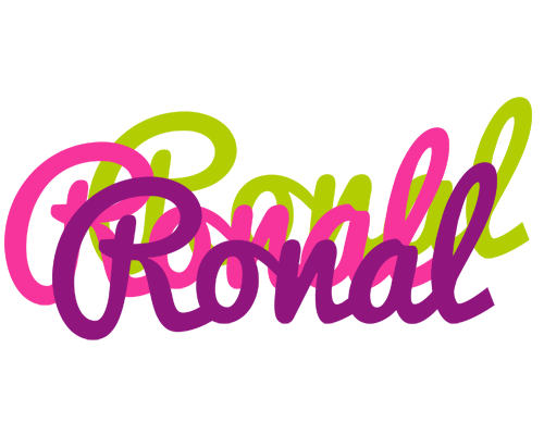 Ronal flowers logo