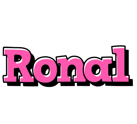 Ronal girlish logo