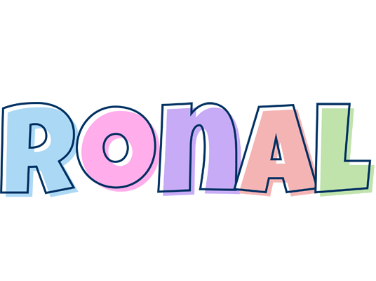 Ronal pastel logo