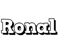 Ronal snowing logo