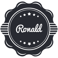 Ronald badge logo