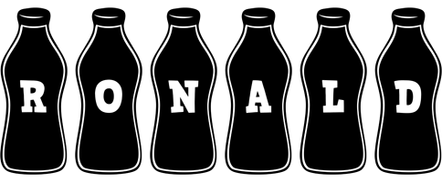 Ronald bottle logo