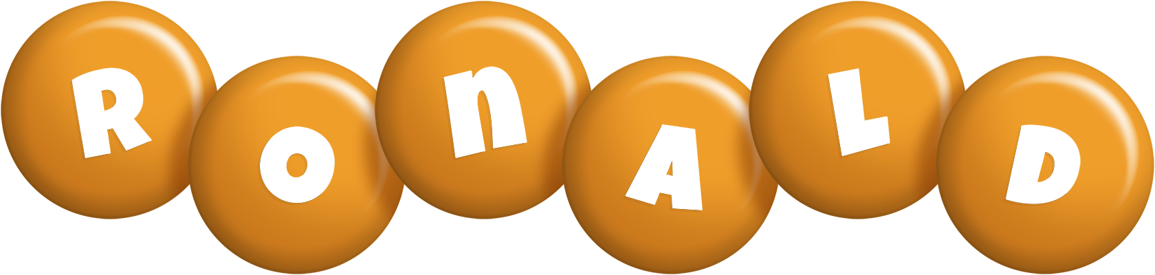 Ronald candy-orange logo