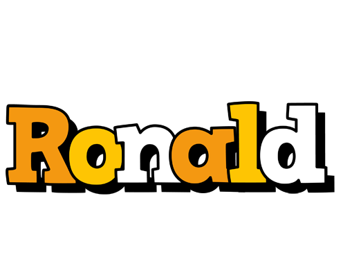 Ronald cartoon logo