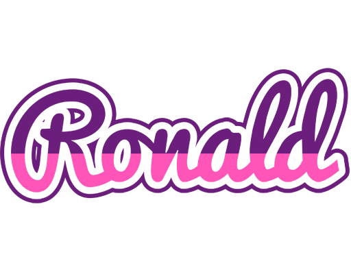 Ronald cheerful logo