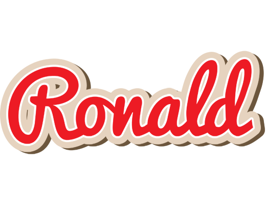 Ronald chocolate logo