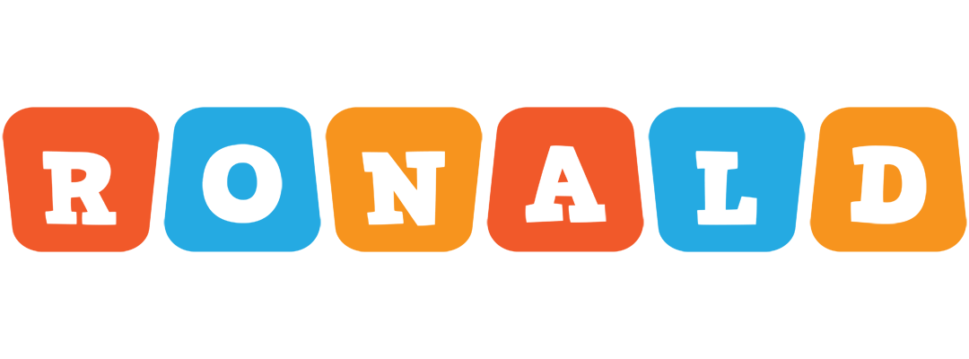 Ronald comics logo