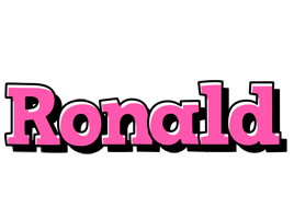Ronald girlish logo