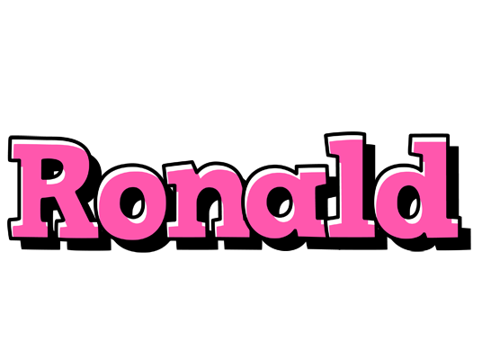 Ronald girlish logo