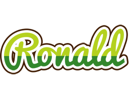 Ronald golfing logo