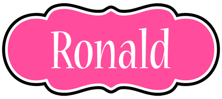 Ronald invitation logo