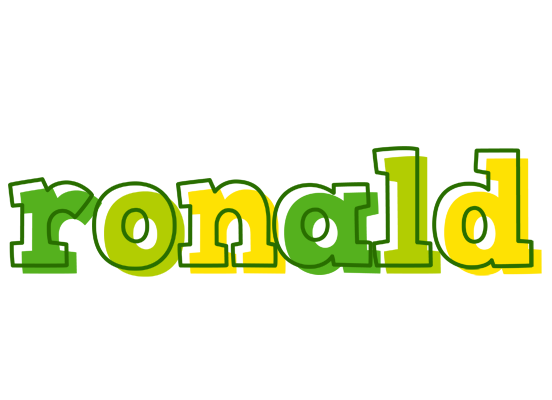 Ronald juice logo