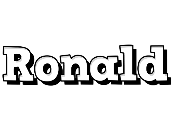 Ronald snowing logo