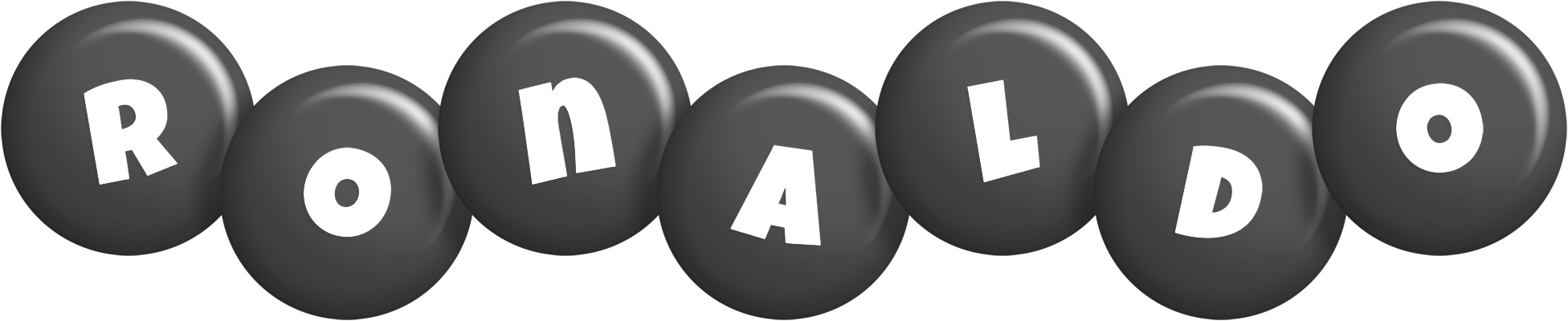 Ronaldo candy-black logo