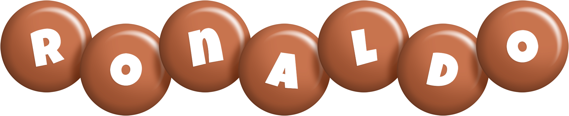 Ronaldo candy-brown logo