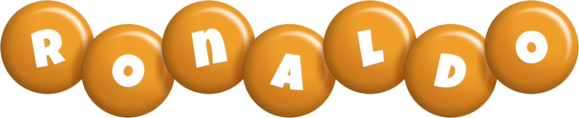 Ronaldo candy-orange logo