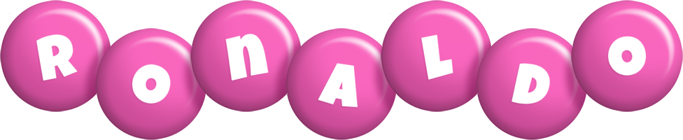 Ronaldo candy-pink logo