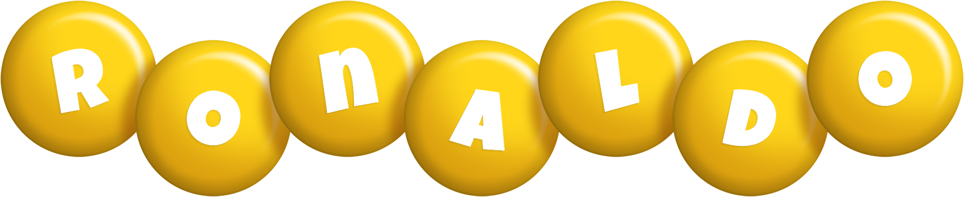 Ronaldo candy-yellow logo