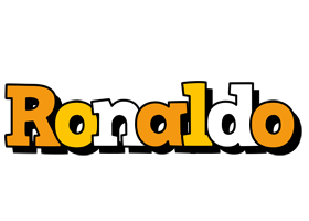 Ronaldo cartoon logo