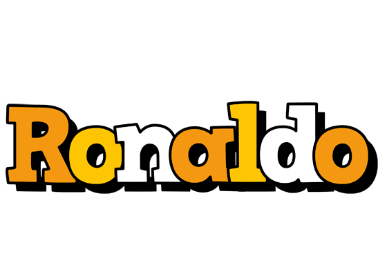 Ronaldo cartoon logo