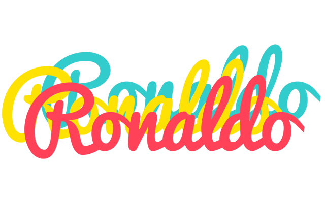 Ronaldo disco logo