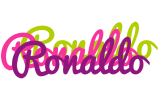 Ronaldo flowers logo