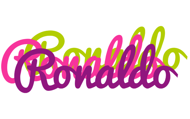 Ronaldo flowers logo