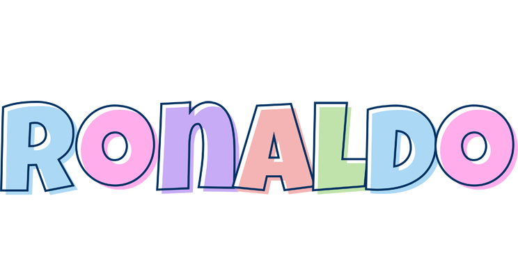 Ronaldo pastel logo