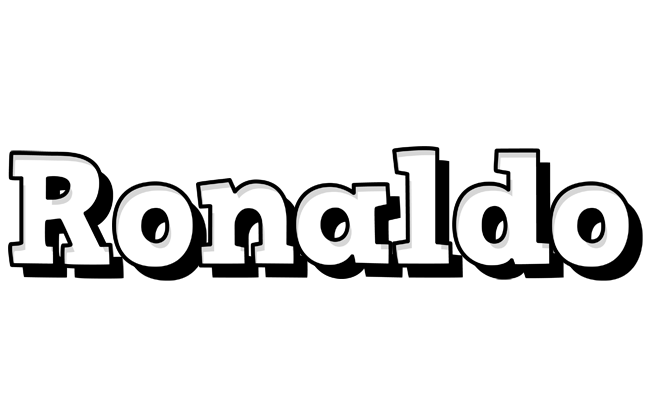 Ronaldo snowing logo