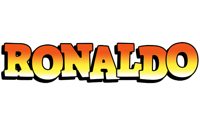 Ronaldo sunset logo