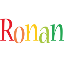 Ronan birthday logo