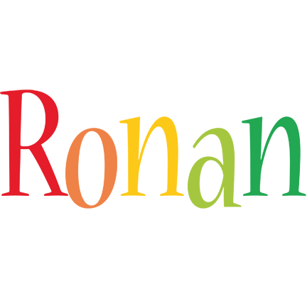 Ronan birthday logo