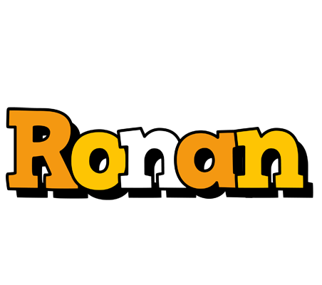 Ronan cartoon logo
